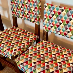 Upholstery project completed by Creature Comforts Upholstery