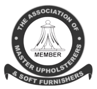 AMUSF trained master upholsterer logo for Creature Comforts Upholstery