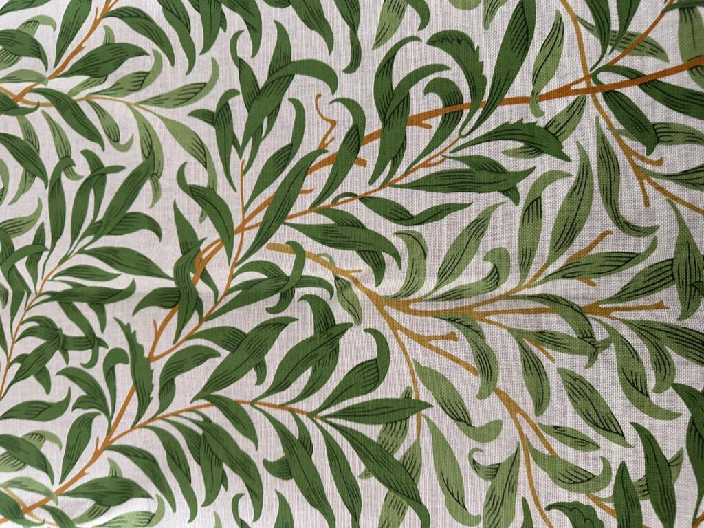 Designer upholstery fabric sample from Creature Comforts Upholstery