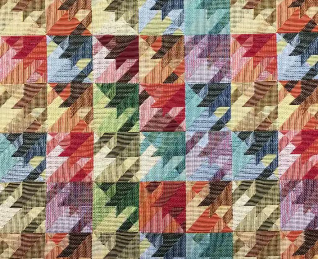 Designer upholstery fabric sample from Creature Comforts Upholstery