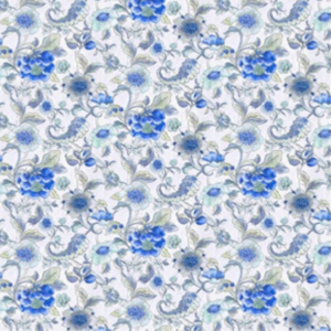 Piccadilly Park Woad designer fabric for upholstery and soft furnishings