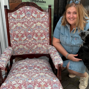 Creature Comforts Upholstery website and service imagery